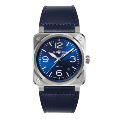 csv_image Bell and Ross watch in Alternative Metals BR03A-BLU-ST/SCA