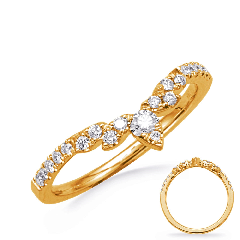 Wedding Bands Wedding Rings in Yellow Gold containing Diamond 435763