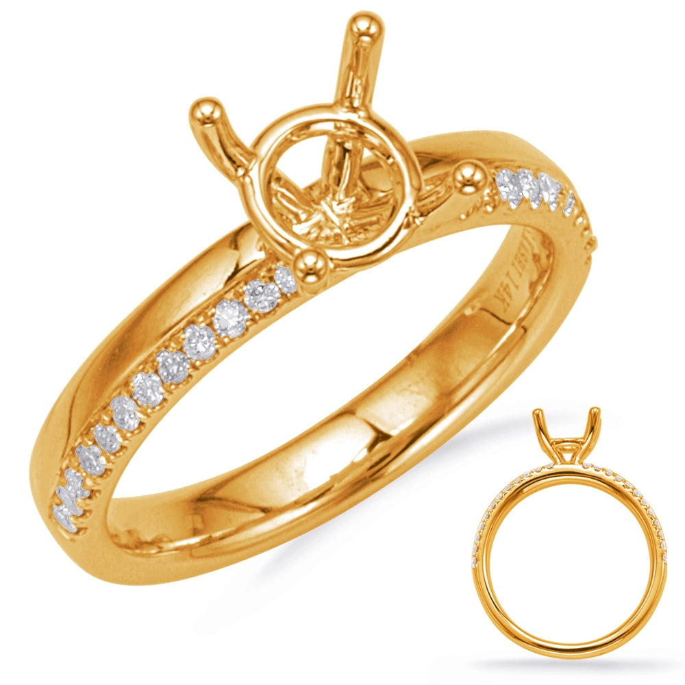 Engagement Collections Engagement Rings in Yellow Gold containing Diamond 435772