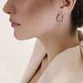John Hardy Earrings in Silver containing Diamond EBP986742DI