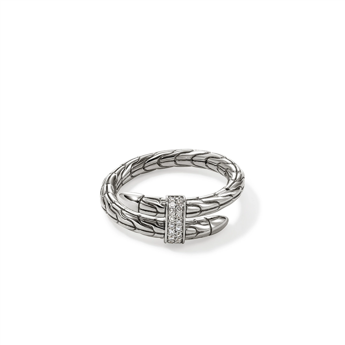 John Hardy Rings in Silver containing Diamond RBP986802DIX7
