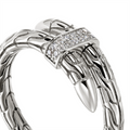 John Hardy Rings in Silver containing Diamond RBP986802DIX7