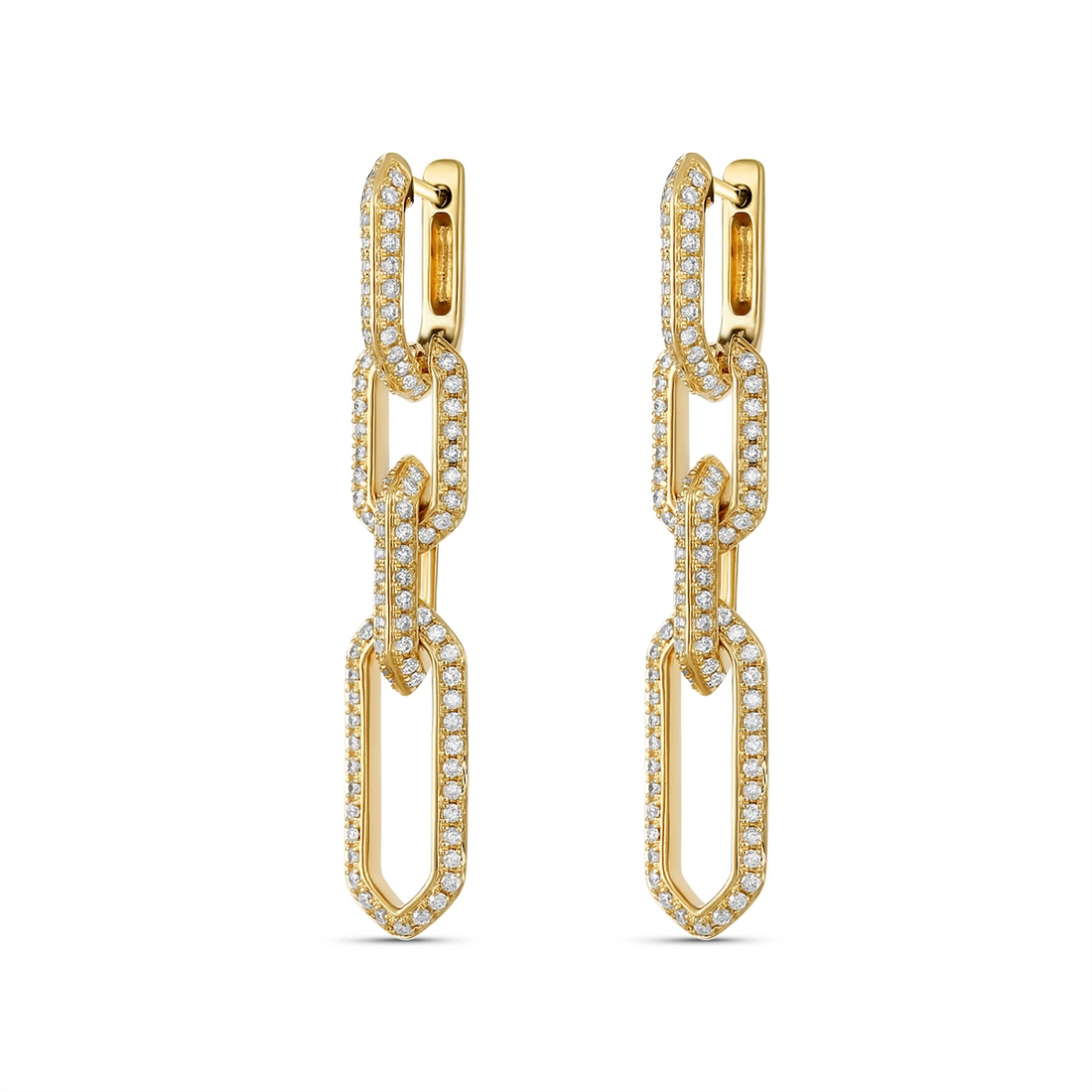 Earrings Earrings in Yellow Gold containing Diamond E8667K-Y