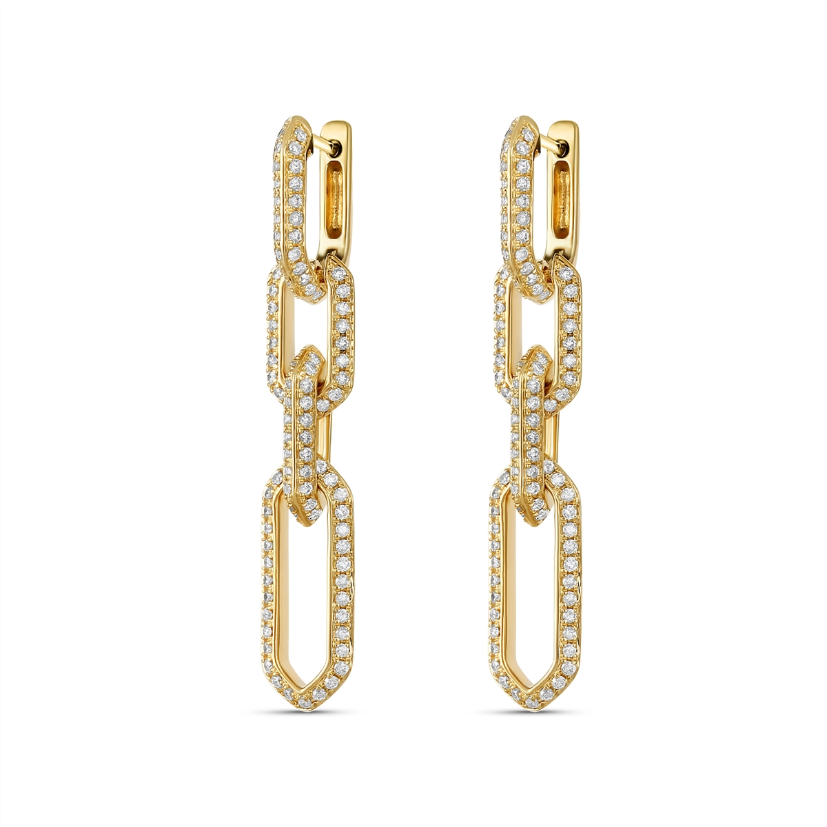 Earrings Earrings in Yellow Gold containing Diamond E8667K-Y