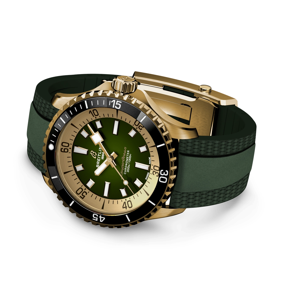 Breitling Superocean Automatic 42 Bronze - Green Dial – Meierotto