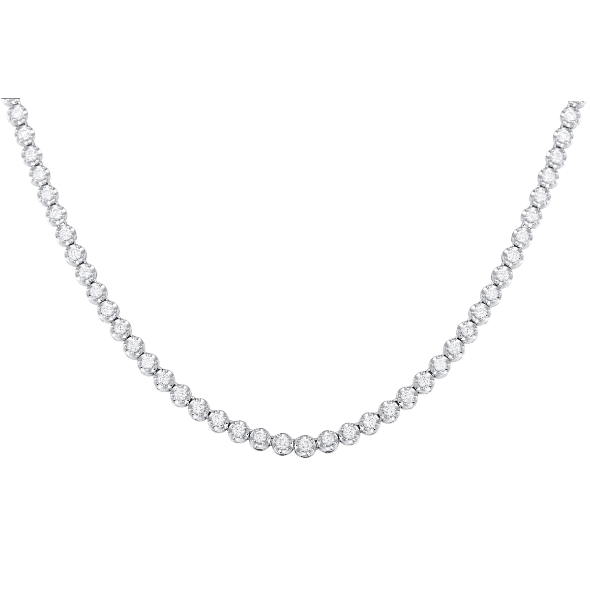 Necklaces Necklaces in White Gold containing Diamond 436131