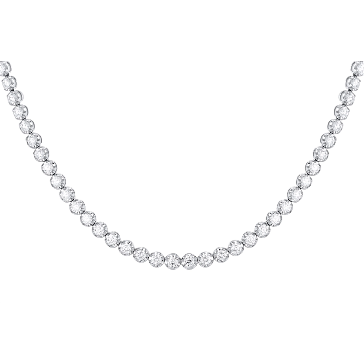 Necklaces Necklaces in White Gold containing Diamond 436132