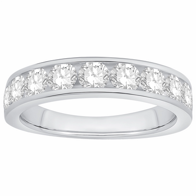 Wedding Bands Wedding Rings in Platinum/Palladium containing Diamond 436175