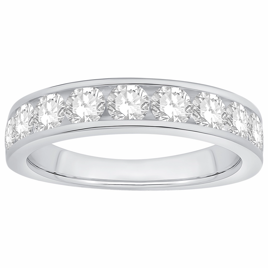 Wedding Bands Wedding Rings in Platinum/Palladium containing Diamond 436175