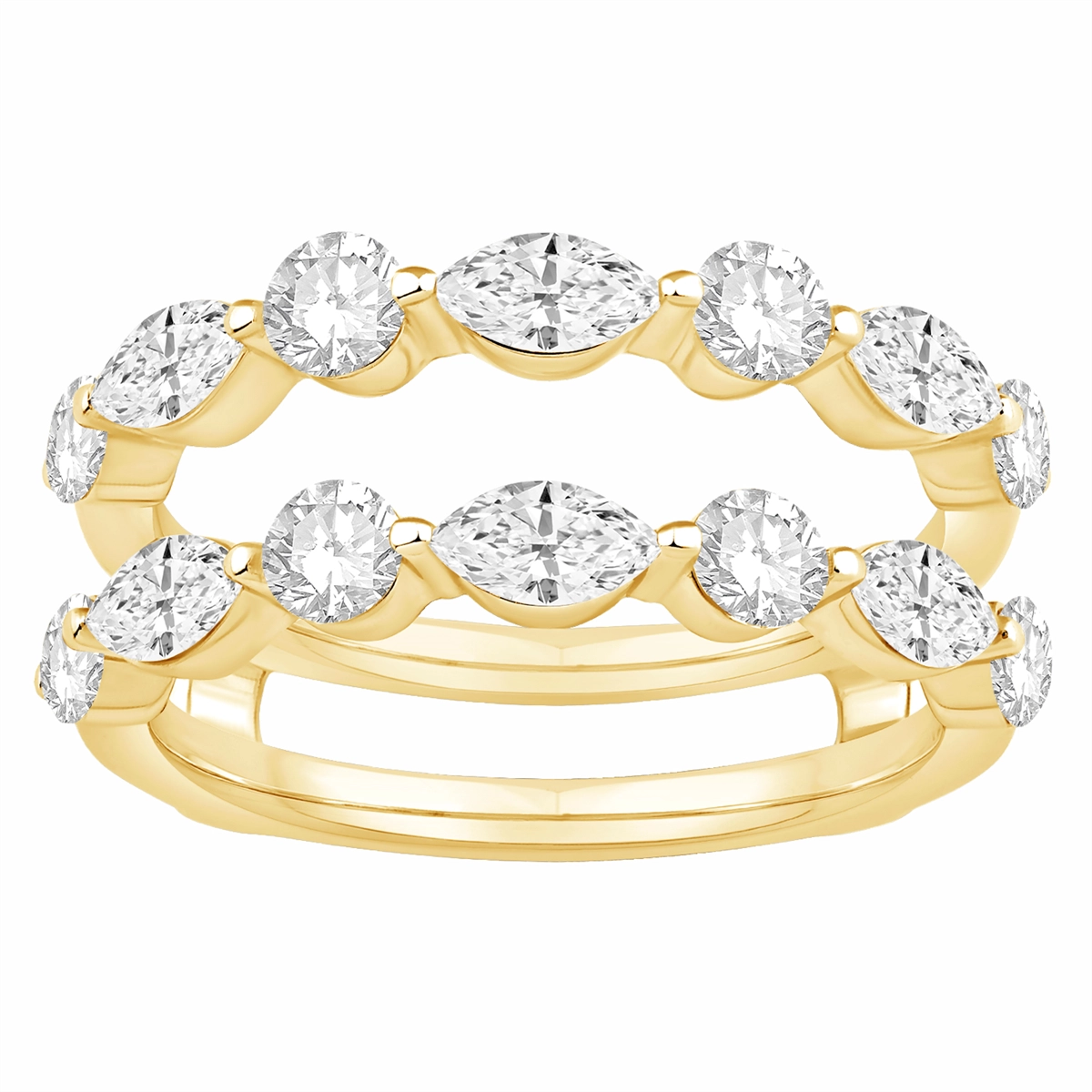 Wedding Bands Wedding Rings in Yellow Gold containing Diamond 436198