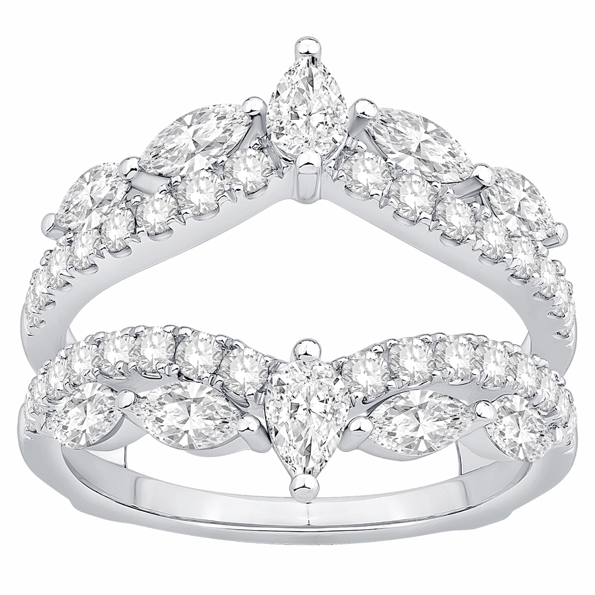 Wedding Bands Wedding Rings in White Gold containing Diamond 436210