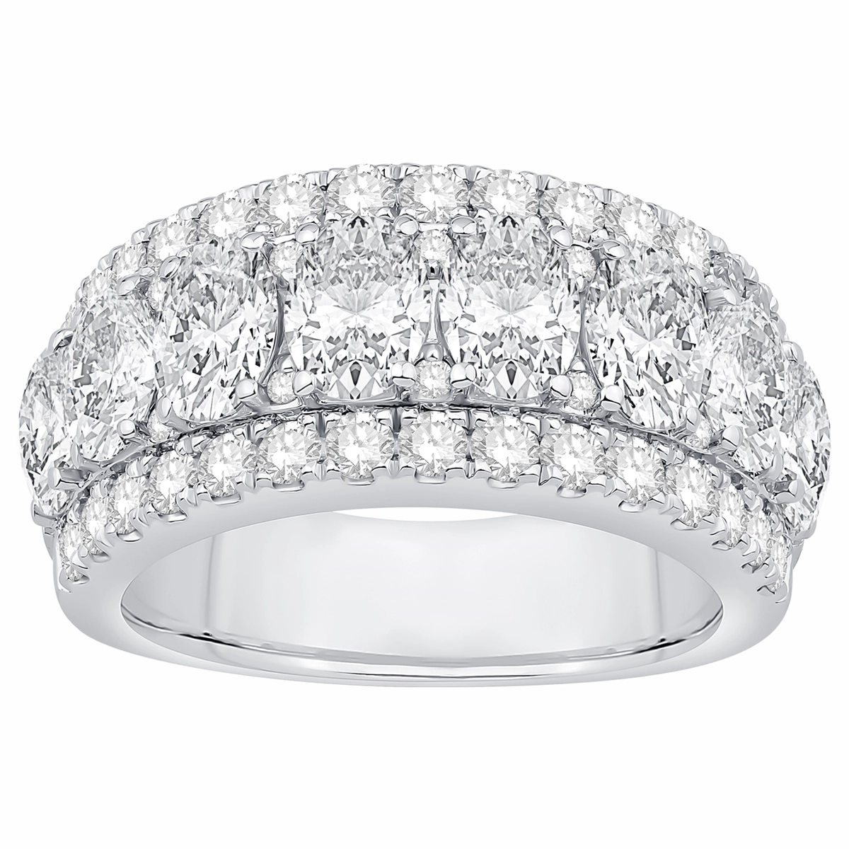 Wedding Bands Rings in Platinum/Palladium containing Diamond 436213