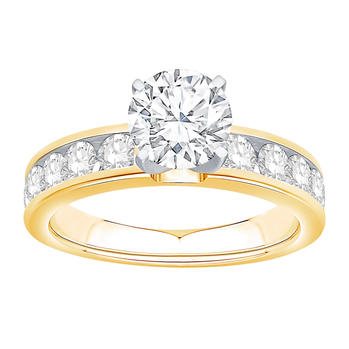 Engagement Collections Engagement Rings in Yellow Gold containing Diamond 436229