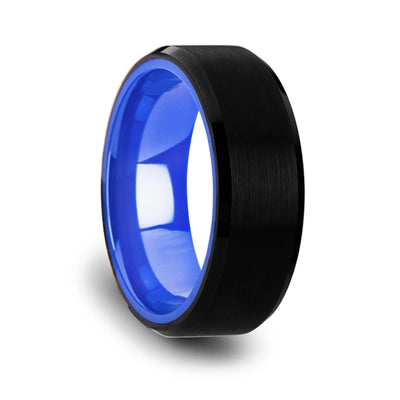 Mens Bands Wedding Rings in Alternative Metals W3833-BTBI-6MM-10