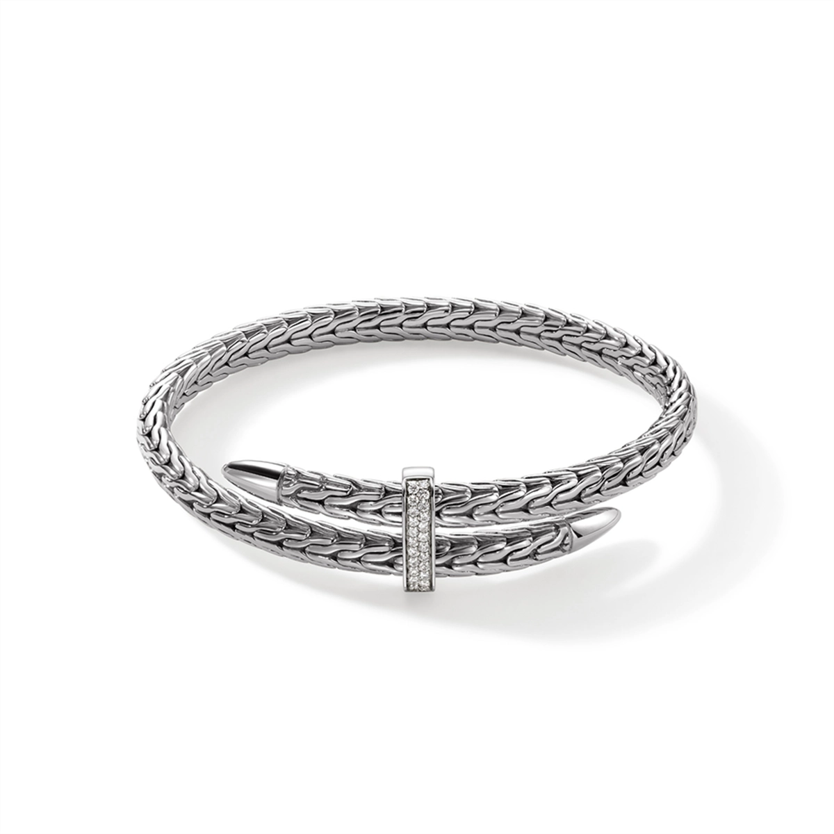 John Hardy Bracelets in Silver containing Diamond CBP9011072DIXM-L