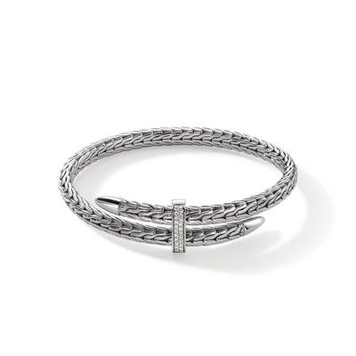 John Hardy Bracelets in Silver containing Diamond CBP9011072DIXM-L