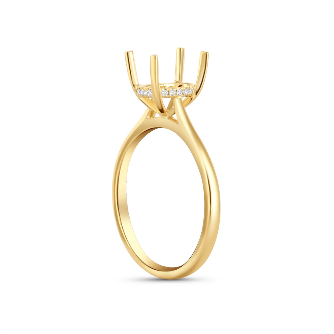 Engagement Collections Engagement Rings in Yellow Gold containing Diamond 436340