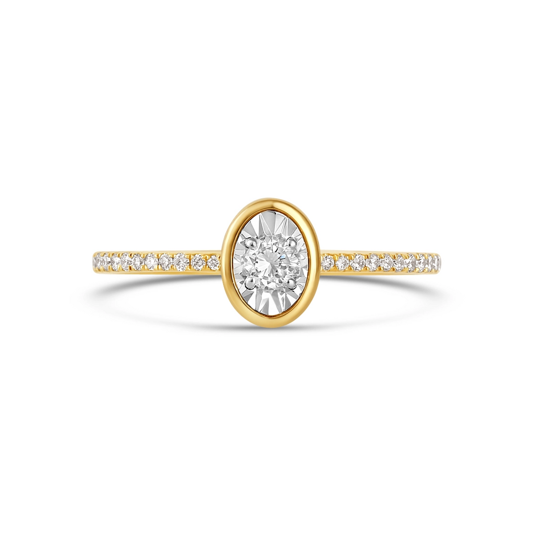 Engagement Collections Engagement Rings in Yellow Gold containing Diamond 436413