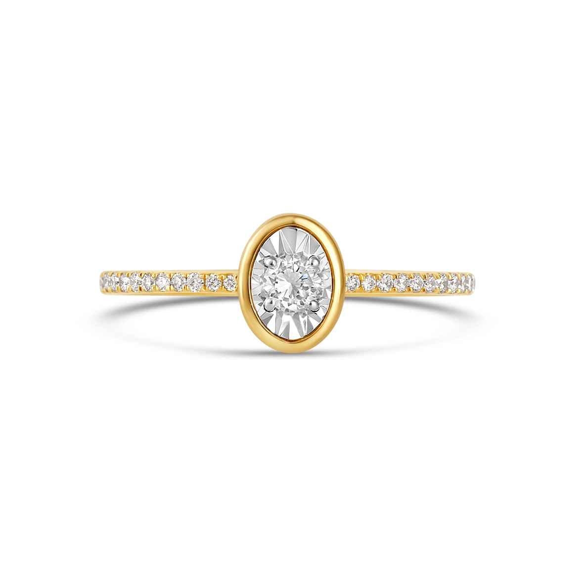 Engagement Collections Engagement Rings in Yellow Gold containing Diamond 436413