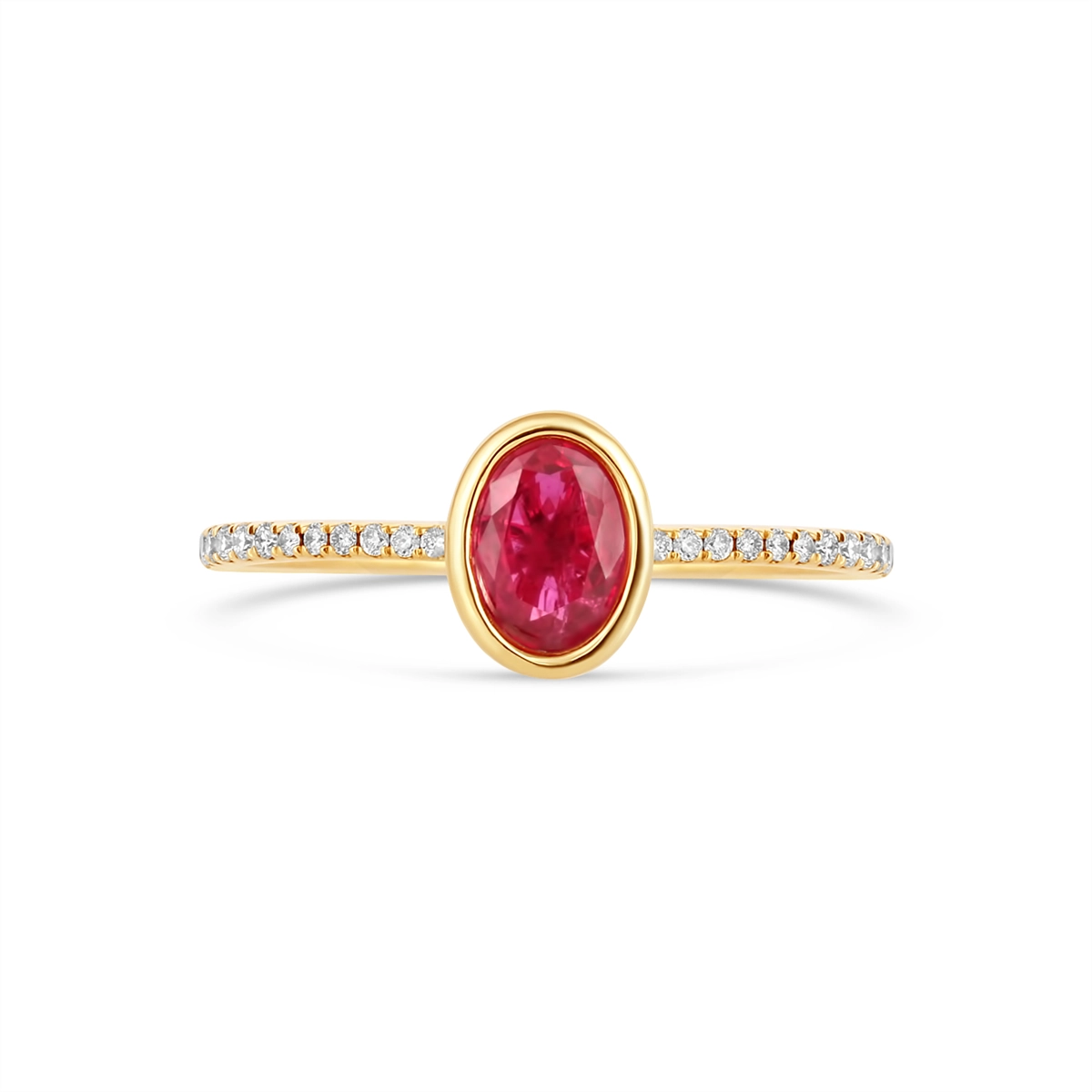 Engagement Collections Engagement Rings in Yellow Gold containing Diamond 436413