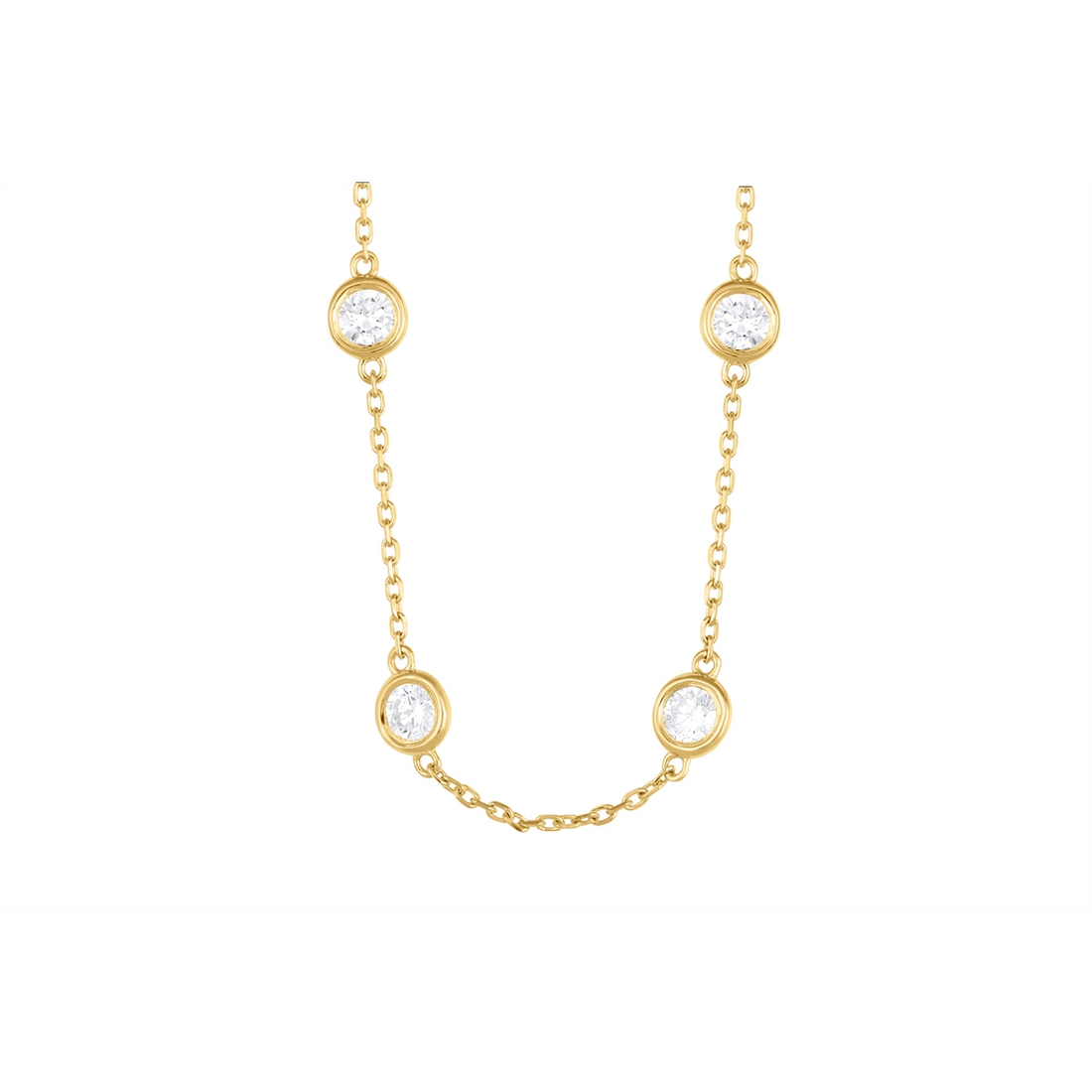 Necklaces Necklaces in Yellow Gold containing Diamond 436490