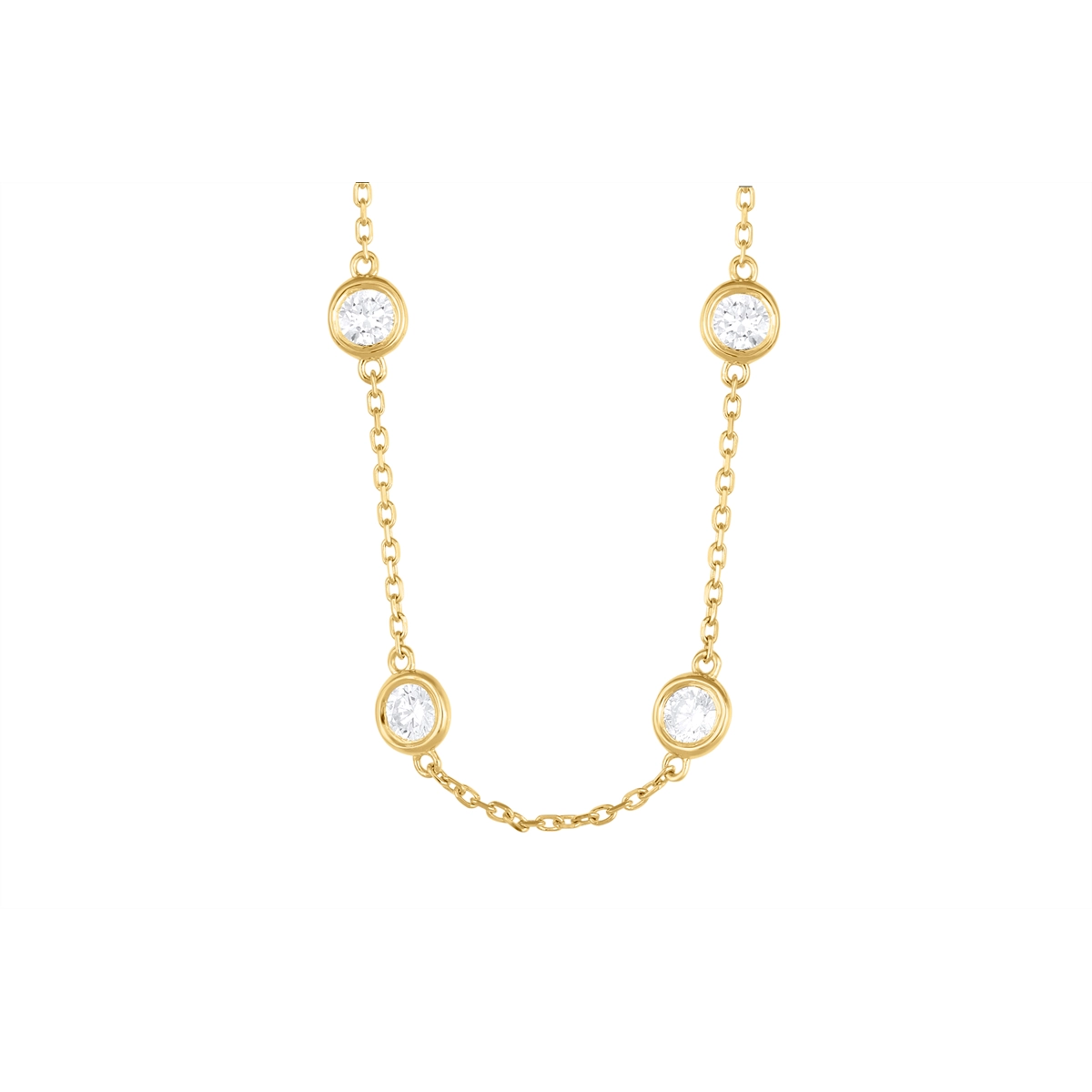 Necklaces Necklaces in Yellow Gold containing Diamond 436490