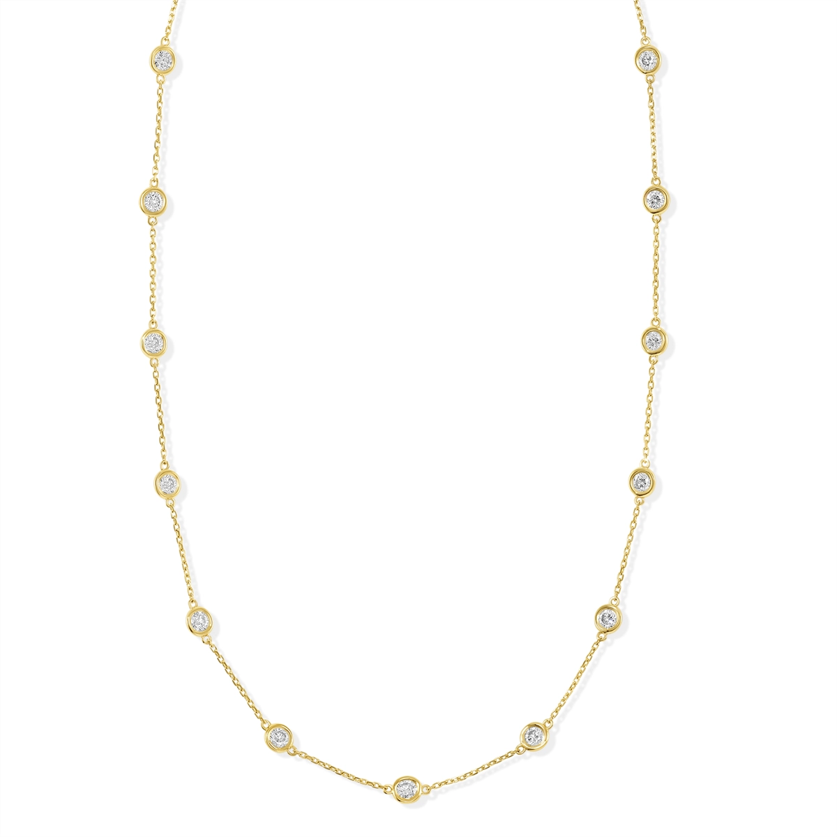Necklaces Necklaces in Yellow Gold containing Diamond 436490