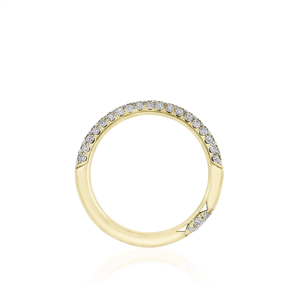 Tacori Wedding Rings in Yellow Gold containing Diamond HT 2673 B 1/2 Y