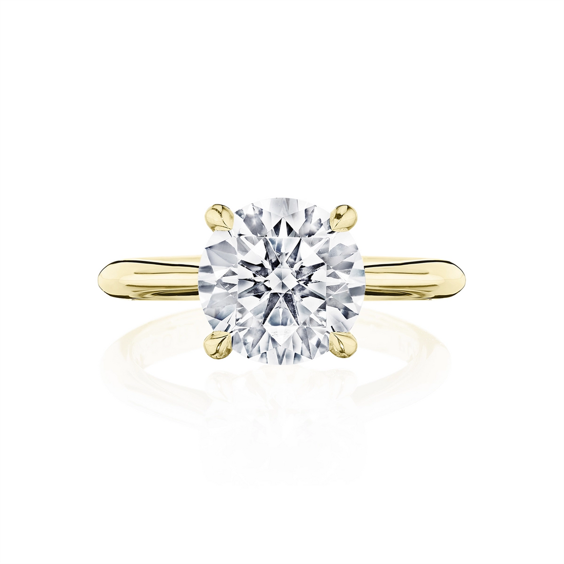Tacori Engagement Rings in Yellow Gold containing Diamond HT 2671 RD 10 Y