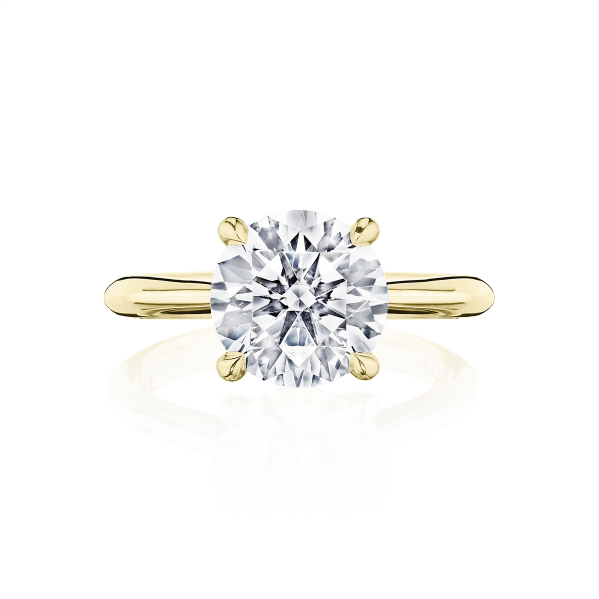 Tacori Engagement Rings in Yellow Gold containing Diamond HT 2671 RD 10 Y