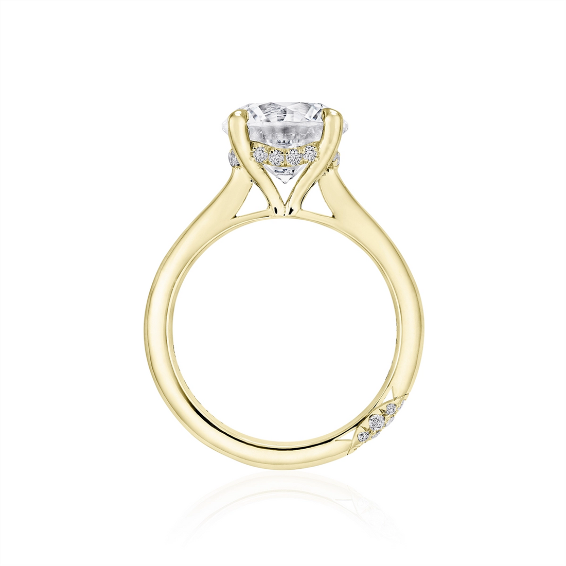 Tacori Engagement Rings in Yellow Gold containing Diamond HT 2671 RD 10 Y