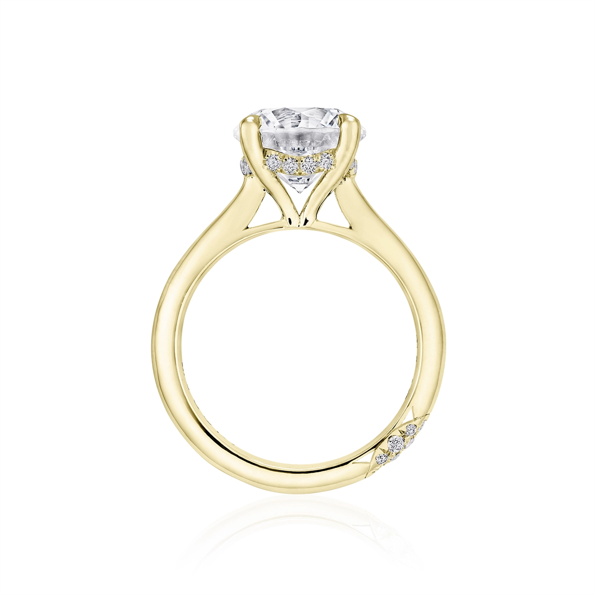Tacori Engagement Rings in Yellow Gold containing Diamond HT 2671 RD 10 Y