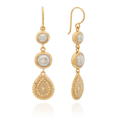 csv_image Anna Beck Earring in Mixed Metals containing Pearl ER10475-GPL