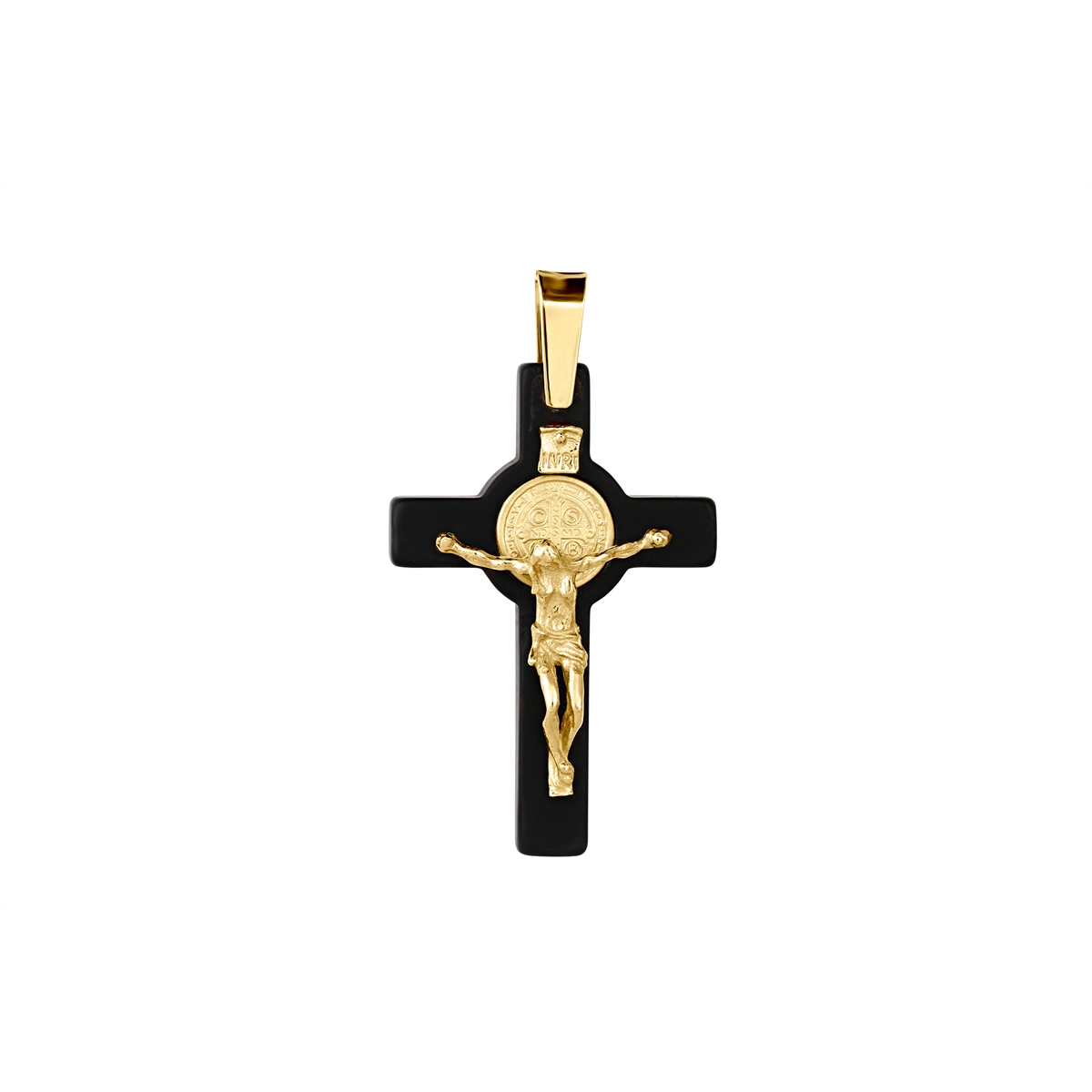 Pendants Pendants in Yellow Gold containing Black onyx 436690