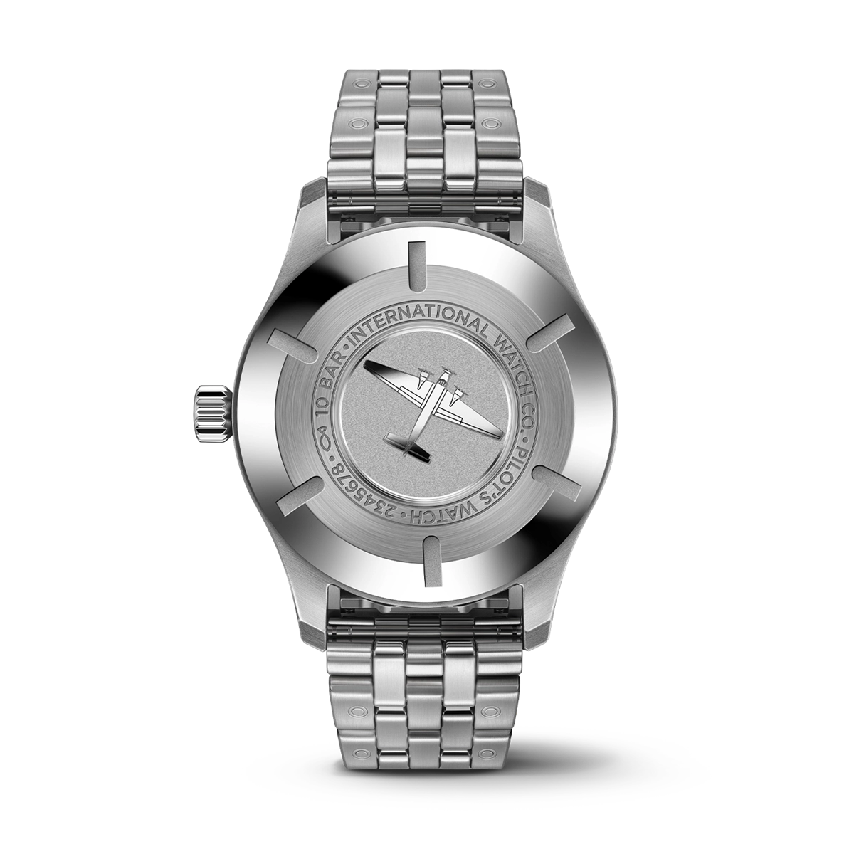 IWC Pilot's watch Mark XX Green Arabic Dial Steel Bracelet