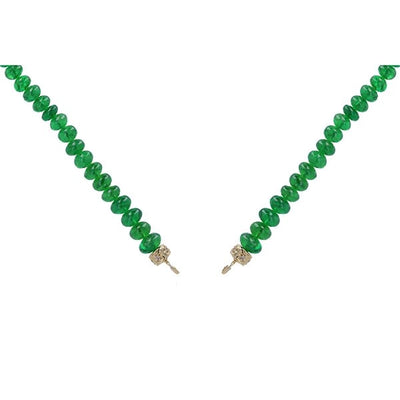 csv_image Cynthia Ann Necklace in Yellow Gold containing Multi-gemstone, Diamond, Emerald ECN2305-EM-LRCIR-DIA