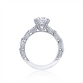 Tacori Engagement Rings in White Gold containing Diamond HT 2666 OV 11.5X8 W