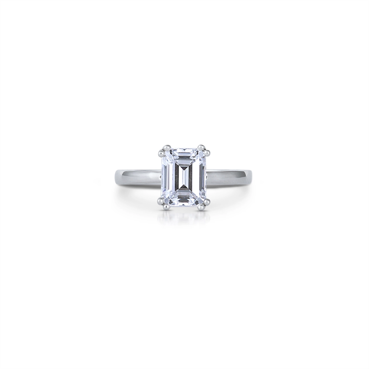 Tacori Engagement Rings in White Gold containing Diamond P100 2 EC 8.5X6 FW