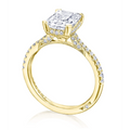 Tacori Engagement Rings in Yellow Gold containing Diamond 2671 EC 9X6.5 Y