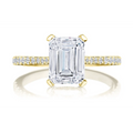 Tacori Engagement Rings in Yellow Gold containing Diamond 2671 EC 9X6.5 Y