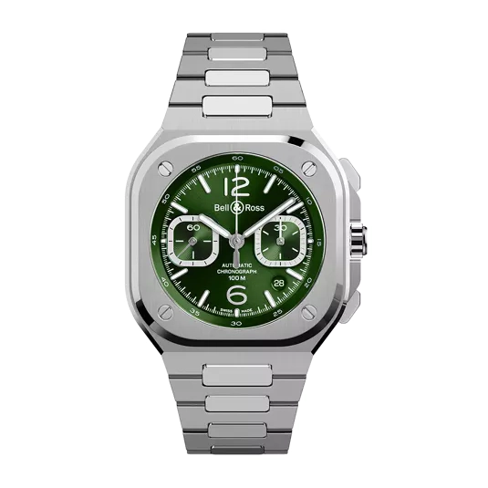 Bell and Ross watch in Alternative Metals BR05C-GN-ST/SST