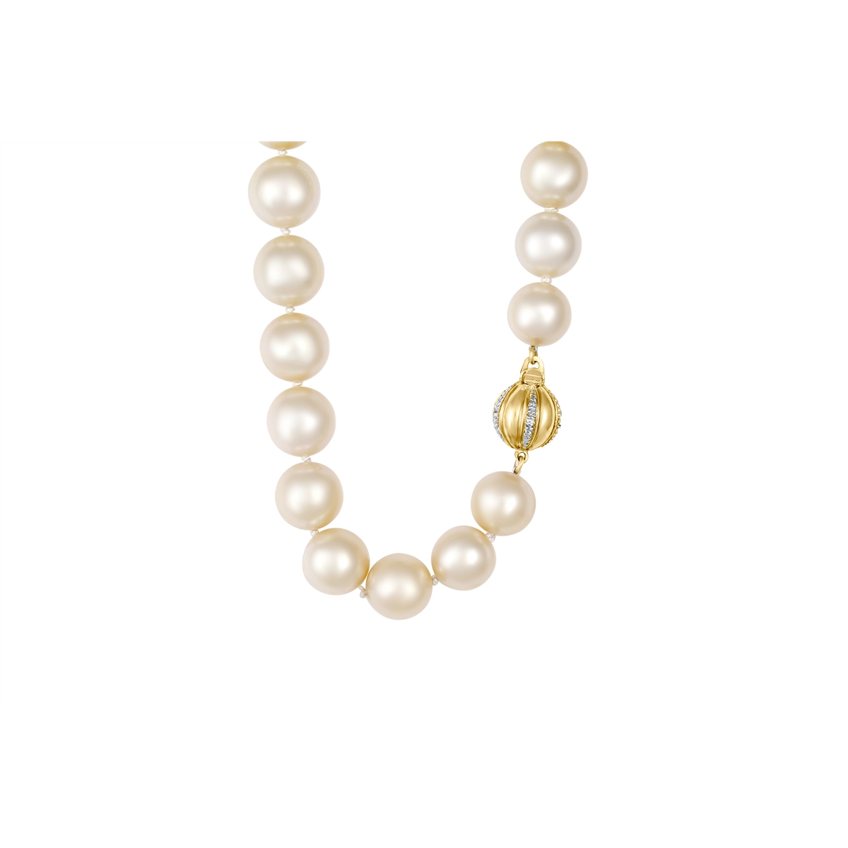 Necklaces Necklaces in Yellow Gold containing Multi-gemstone, Diamond, Pearl 437493