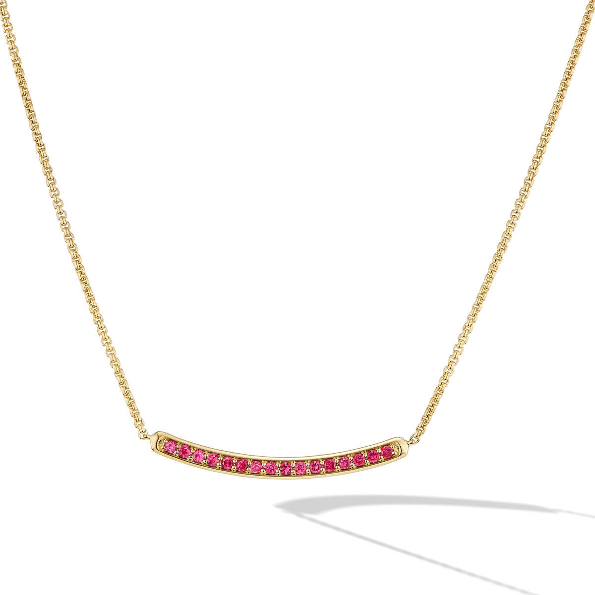 David Yurman Necklaces in Yellow Gold containing Ruby N1757488ARU17