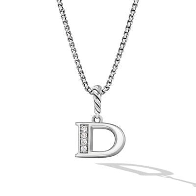 David Yurman Necklaces in Silver containing Diamond N18070DSSADI18D