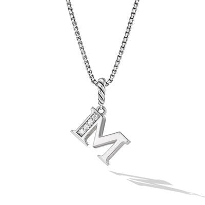 David Yurman Necklaces in Silver containing Diamond N18070DSSADI18M