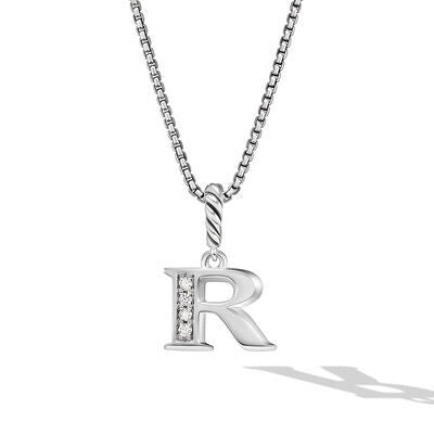 David Yurman Necklaces in Silver containing Diamond N18070DSSADI18R
