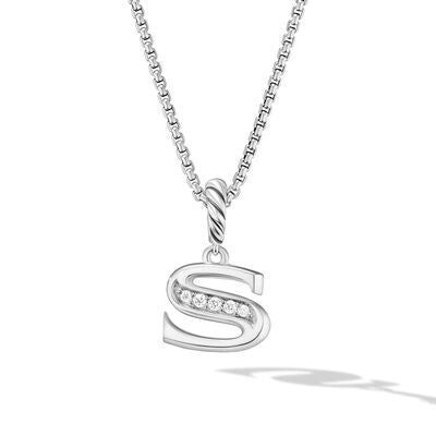 David Yurman Necklaces in Silver containing Diamond N18070DSSADI18S