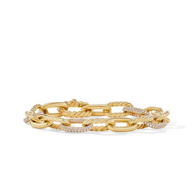David Yurman Bracelets in Yellow Gold containing Diamond B18341D88ADIM