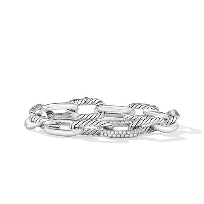 David Yurman Bracelets in Silver containing Diamond B18364DSSADIM