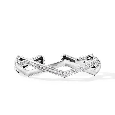 David Yurman Bracelets in Silver containing Diamond B18115DSSADIM